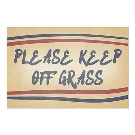 CGSignLab | Ве Молиме Чувајте Ја Тревата-Ленти За Носталгија Држење На Прозорецот | 36 x24