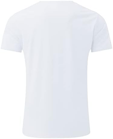 XXBR 2022 Менс татко Ден Ден печатена маица, тркалезен врат спортски спортски обичен кошула со кратки ракави, атлетика на атлетика врвови доцна