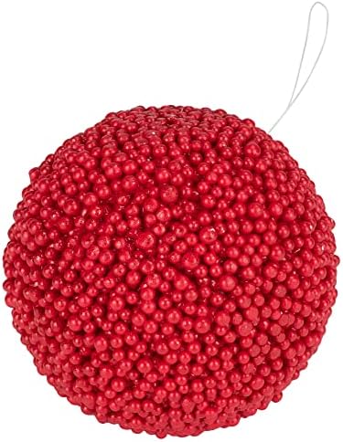 Божиќен украс на РАЗ 4 природно црвено бери топка