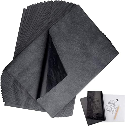 PaperZoid 30-пакет јаглеродна хартија за пронаоѓање на обрасци и скици, големина на A4