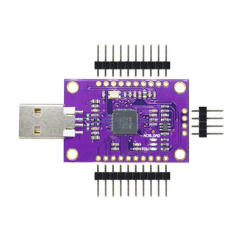 CJMCU FT232H Мултифункционално високо-брзински USB до JTAG UART/ FIFO SPI/ I2C IIC интерфејс модул Единствен канал со иглички