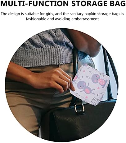 Исцелен период на отворено украси производи производи санитарна торба за салфетка торба преносна менструална подлога торба тампони собира
