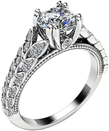 2023 целосна дијамант loveубов имитација на циркон прстен за прстен за накит за накит за човекот
