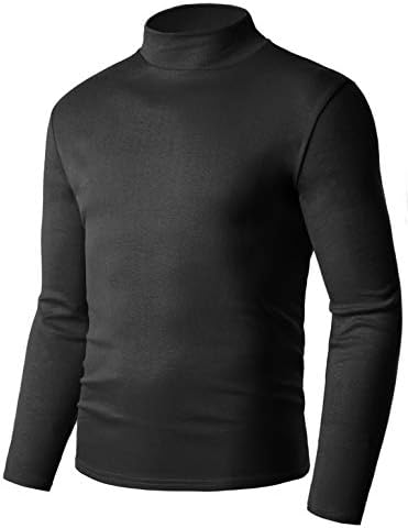Дерминпро машка тенок фит мека желка со долги ракави пулвер лесна маица