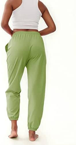 Flyearth Sweatpants For Women Chinch Date Lounge Comfy Athertic Joggers кои трчаат панталони панталони со џебови со џебови