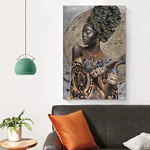 Уметнички постери африкански жени wallидни сликарство за дневна соба платно wallидни уметнички отпечатоци за wallидни декор декор