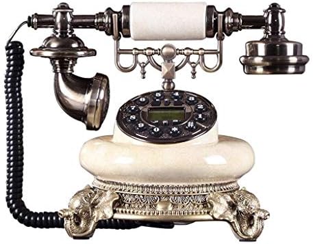 Geltdn антички фиксен телефон со високи луксузни домашни ретро жичен фиксни телефон за дома хотел