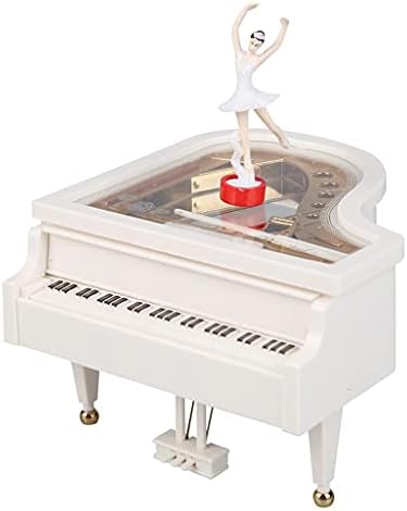 Mxiaoxia Романтична пијано модел музичка кутија балерина музички кутии дома украс роденденски подарок за свадба (боја: onecolor, големина