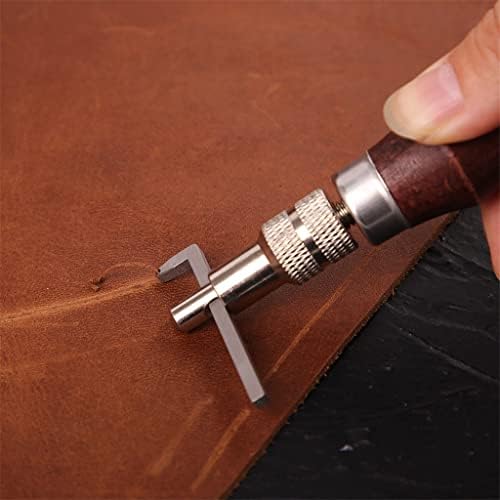 WXBDD кожен занаетчиски комплет за занаетчиски алатки со восочен конец за рачно зашивање алатка за алатка за рачно изработена кожна