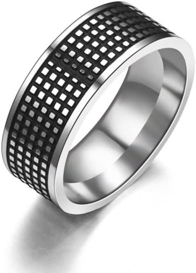 Koleso Vintage 316L прстен за мажи и жени никогаш не избледуваат моќност Mantra Ring-44764