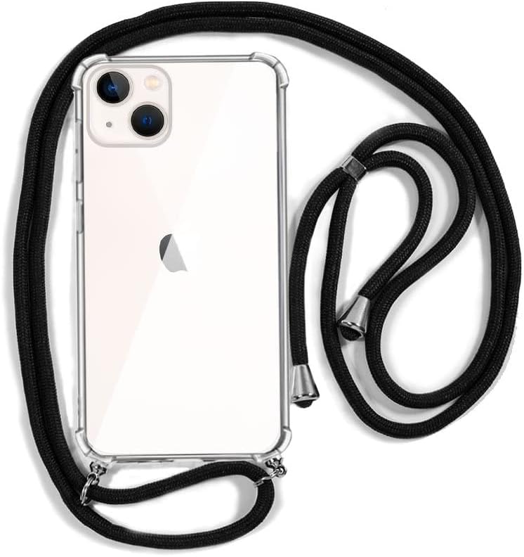 Кул случај за iPhone 13 Mini Lanyard Black