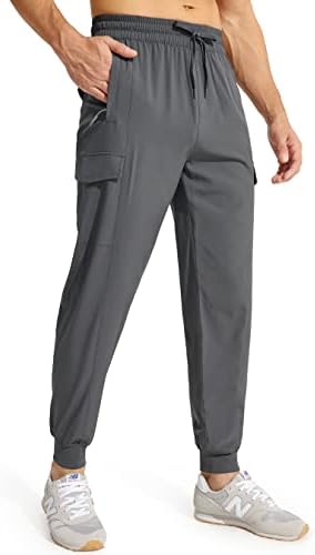 Машки машки карго -џогери лесни панталони за пешачење Брза суво патека трчање атлетски патувања обични голф на отворено панталони