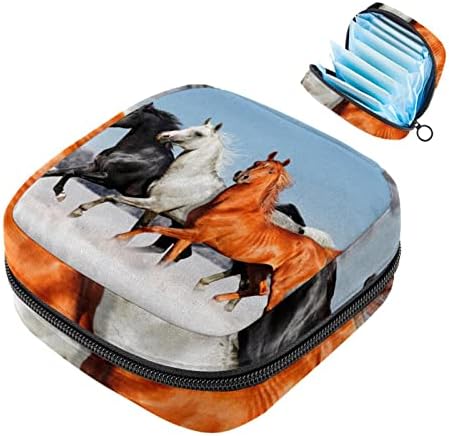 Санитарна торба за складирање на салфетки, торба за период, торба за тампон, торба за шминка, коњ