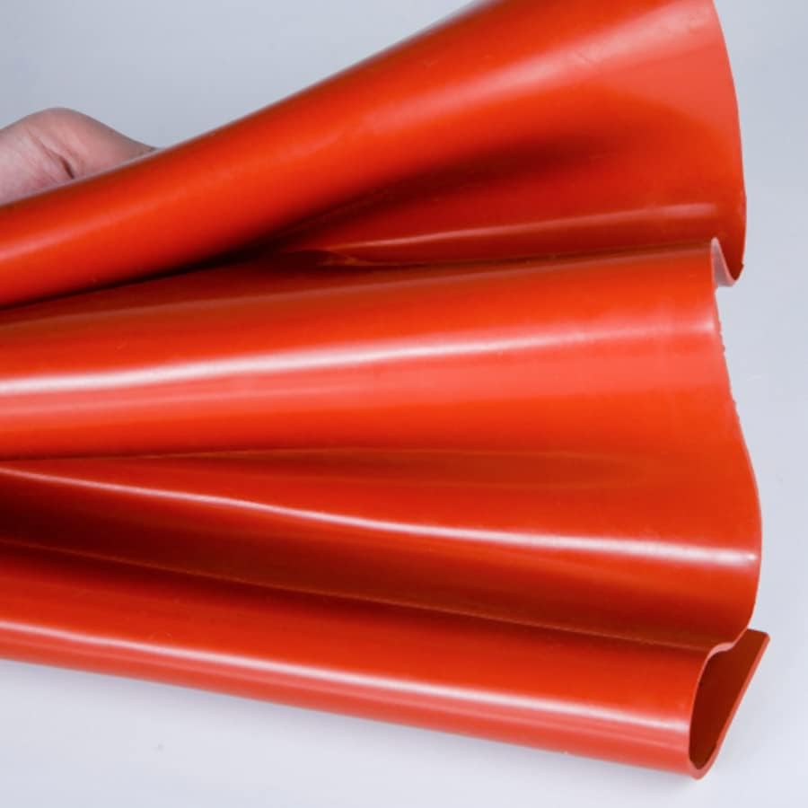 500x500mm Црвен силиконски гумен лист 1мм 2мм 3мм 4мм 4мм 5мм гума плоча Мат со висока отпорност на температура силикон гума душек