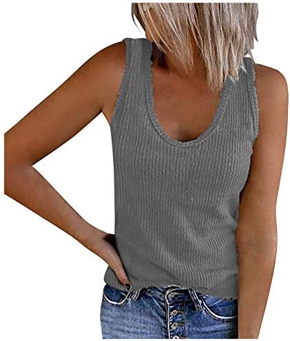 Жени лето y2k врвови 2023 обични секси трендовски кошули тесна кошула Хенли исечена кошула со џемпери надолу со ребрести плетени туники