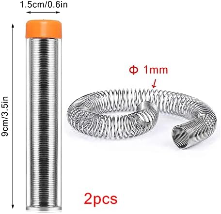 Жица за лемење од 2 парчиња, разина со дијаметар од 1мм со дијаметар за електронски електрични компоненти за лемење за лемење