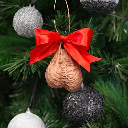 3Д Божиќна топка за декорација на топката, смешни украси за јајца за Божиќ 3Д балболи новогодишно дрво приврзоци рачно изработен декор, виси