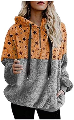 117 Џемпери За Жени Плус Големина Зимски Топол Пуловер Патент Џебови Палто Основна Надворешна Облека Крпеница Дуксери