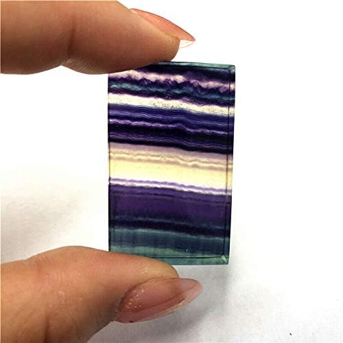 Seewudee AG216 1PC 2 големини Природно виножито грубо флуорит камен кристал парчиња флуоритски приврзок подарок