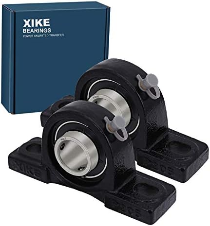 Xike 2 компјутери UCP205-14 Перници блок-лежишта ID 7/8 , типови на тешки товари цврста основа и само-усогласување, перница блок