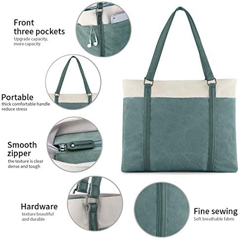 Женска лаптоп торба за торба за работа со лесна рамка на рамка од 15,6 инчи чанта