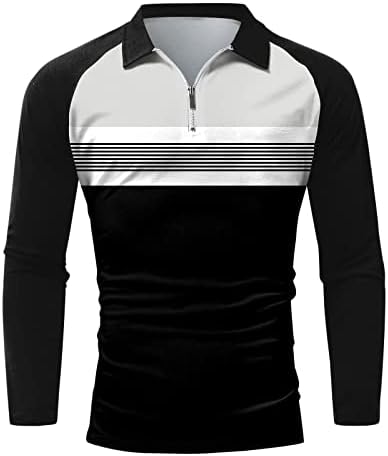 Машка кошула за голф ретро боја на отворено улица кратки ракави со копче за печатење на копчето за печатење, случајна удобна маица