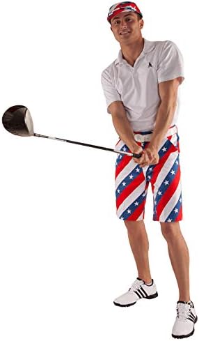 Кралски и прекрасен облик на голф шорцеви мажи, луди голф шорцеви за мажи, шорцеви за голф за мажи, смешни шорцеви за голф за мажи