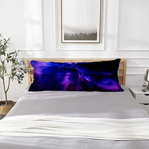 Utf4c starsвезди Планета галаксиска перница за тело покритие памук 20 x 54 возрасни меки со патент перница машина што се мие