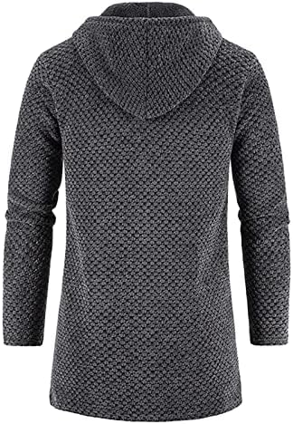 Xxbr Менс долг џемпер кардиган јакни, есен зимски патент плетен топол капут палто тенок фит канцеларија обична туника надворешна облека