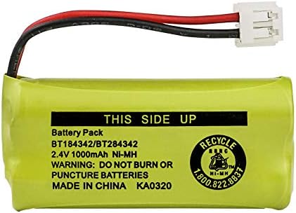 Kastar Buinless Battery, Ni-MH 2.4V 1000mAh, замена за BT-1011 BT-1018 BT-6010 BT-284342 BT-28433 BT-18433 BT-8000 BT-8001 BT-8300