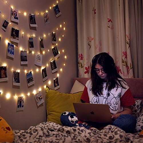 Пакет одобрена од тинејџерска девојка со ум: 50 LED фото клип Стринг светла и Galaxy Lamp