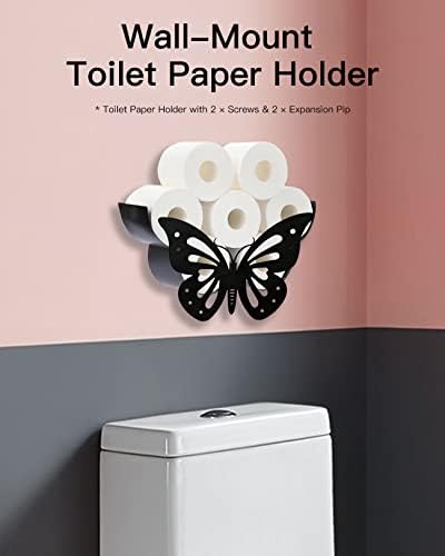 Мрзлив Држач За Тоалетна Хартија Декоративен, Смешно Складирање На Тоалетна Хартија Монтирана Во Бања, Организатор На Тоалетна Хартија