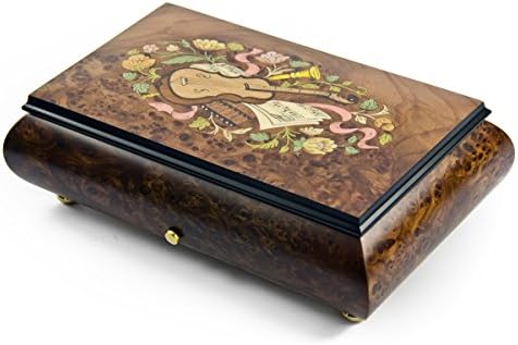 Традиционална 72 белешка Санкио музички инструмент Тема Инлеј Гранд музички кутија - илјада години