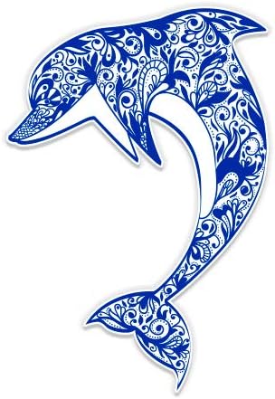 GT Graphics Dolphin Blue - Винил налепница водоотпорна декларација