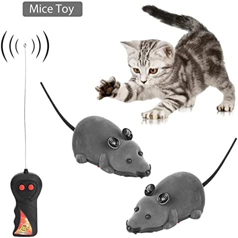 Играчка За Стаорец Со далечински Управувач, Безжичен Електронски Далечински Управувач Глувци Глувци Миленичиња Играчка За Мачки Кучиња