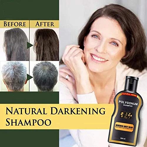 Nvyue Природна коса затемнувајќи шампон и балсам, органска коса затемнувајќи шампон бар, волуменски и навлажнувачки, шампон за црна коса за