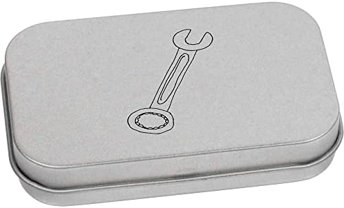 Азиеда „комбинирано клуч“ метално шаркиран канцелариски калај/кутија за складирање