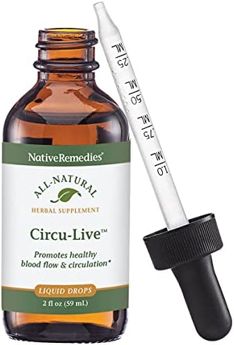 Домородните лекови Цирку -живо - целиот природен додаток на билки промовира проток на крв и здрава циркулација, 2 fl oz.