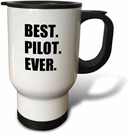 3дроуз Најдобар Пилот Досега, Забавен Подарок За Благодарност За Талентирани Пилоти На Авиони Кригла За Патување, 14-Унца,
