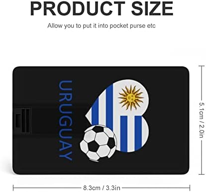 Љубов Уругвај Фудбал КРЕДИТНА Картичка USB Флеш Дискови Персонализирана Меморија Стап Клуч Корпоративни Подароци И Промотивни Подароци 64G