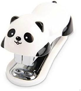 Jklcom stapler постави симпатична панда десктоп степлер за канцелариски училишен сад за торта за дома, 2 пакувања