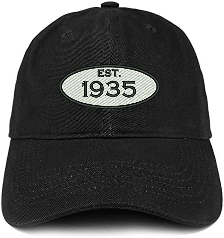 Трендовски продавница за облека основана 1935 година извезен 88 -ти роденденски подарок мека круна памучна капа