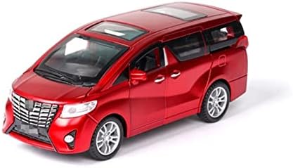 Скала модел на автомобили за Toyota Alphard MPV Model Model Alloy Diecast Car Model 6 врати Отворено влечење назад 1:32 Пропорција