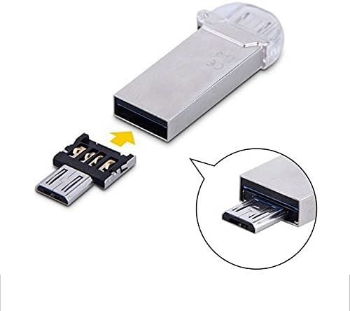 Конектори 10 парчиња Ultra Mini DM Micro USB 5PIN OTG адаптер конектор за адаптер за таблети за мобилни телефони и USB кабел и блиц диск -