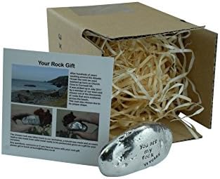 11 -годишнина од Пирантин Вие сте мојата идеја за подароци за карпи - Цврст метален полиран карпест подарок за 11 години годишнина