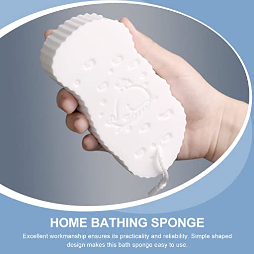 Детска бања сунѓер бања сунѓер чистач за туширање: мека крпа за бања бебе назад подлога за миење подлога за кожата ексфолијатор