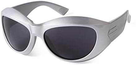 ПЕГ Заврши Околу Очила За Сонце Мода Футуристички Преголеми Овални Очила ЗА Сонце За Мажи Жени Y2K Трендовски PH20926