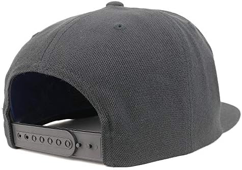 Трендовски продавница за облека Број 87 Бела нишка извезена рамна сметка за бејзбол капа