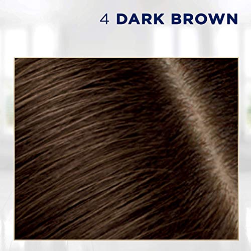 Клајрол допир на корен од Nice'n лесна трајна боја на коса, 4 темно кафеава боја на коса, 1 броење