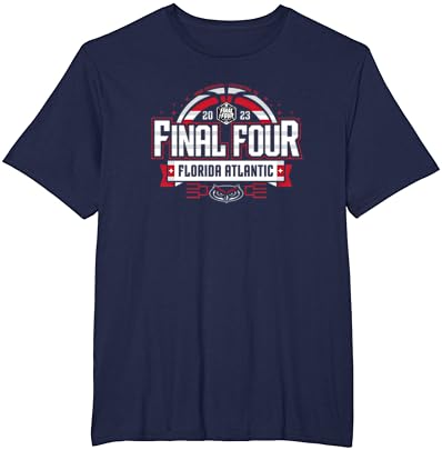 Флорида Атлантик Оулс Конечен четири 2023 кошаркарска смела маица на морнарицата
